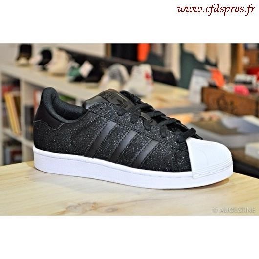 adidas superstar noir paillette