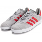 adidas gazelle grise et rouge