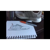 adidas nmd drawing