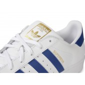 adidas superstar blanche et bleu femme