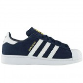 adidas superstar blanche et bleu marine