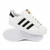 adidas superstar blanche et noir femme
