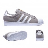 adidas superstar femme grise et blanche