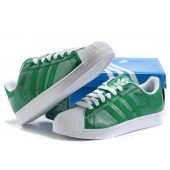 adidas superstar homme blanche et verte