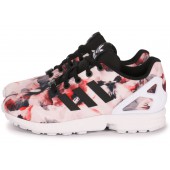 adidas zx flux femme multicolor print