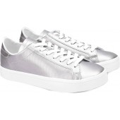 baskets adidas court vantage w argent femme
