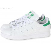 chaussure adidas femme blanche et verte