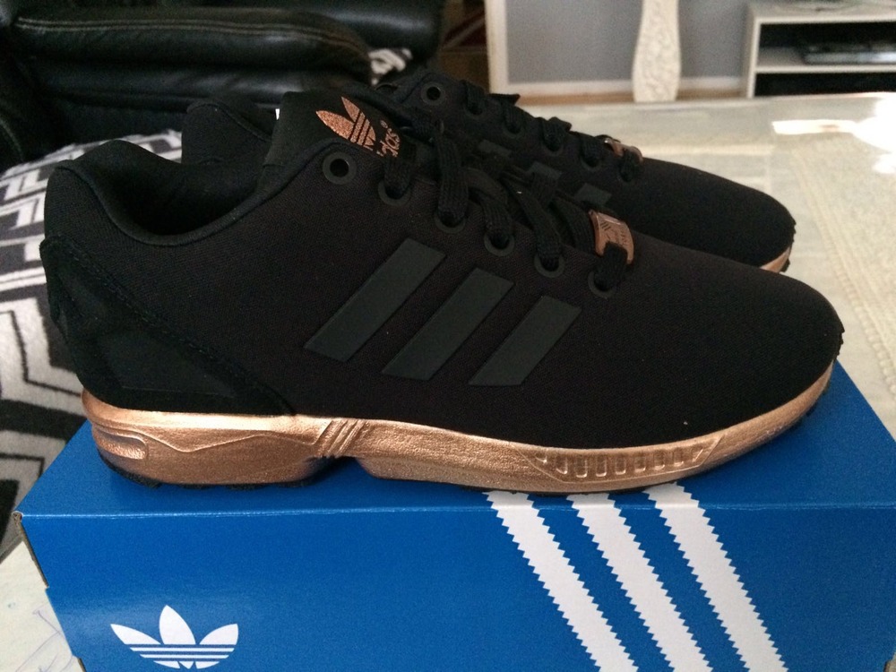 adidas zx flux copper noir et bronze
