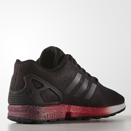 zx flux noir et rouge